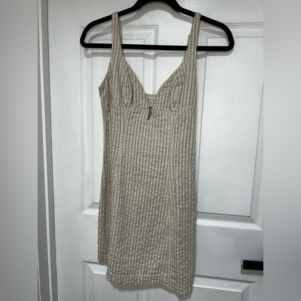 Urban Outfitters Beige Striped Top